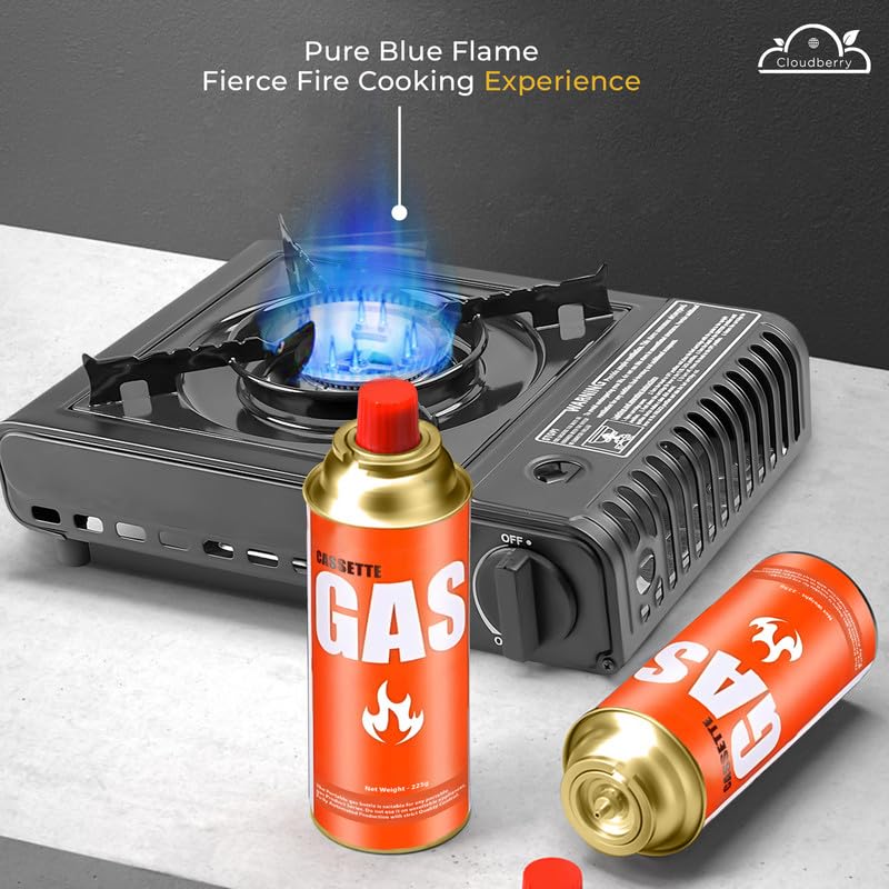 3-in-1 Portable Butane Gas Stove – Cooking, Heating & Outdoor Utility Burner
