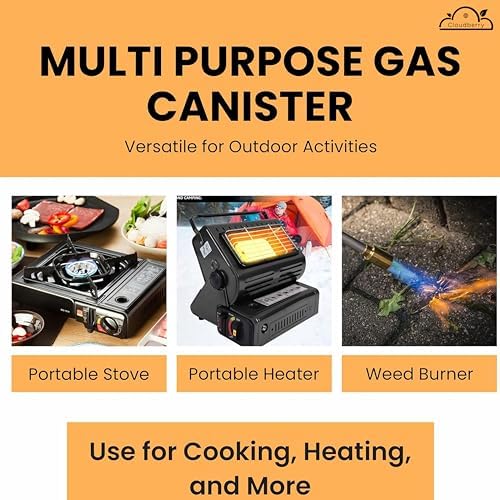 3-in-1 Portable Butane Gas Stove – Cooking, Heating & Outdoor Utility Burner