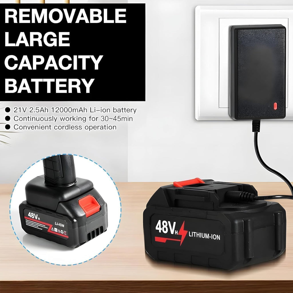 TurboForce Double-Battery High-Pressure Car Washer Gun