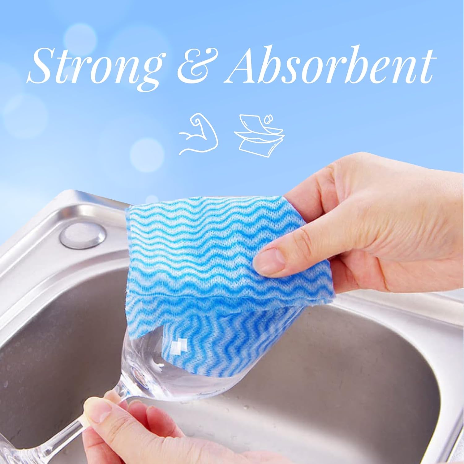 Reusable Ultra-Absorbent Kitchen Cleaning Towel