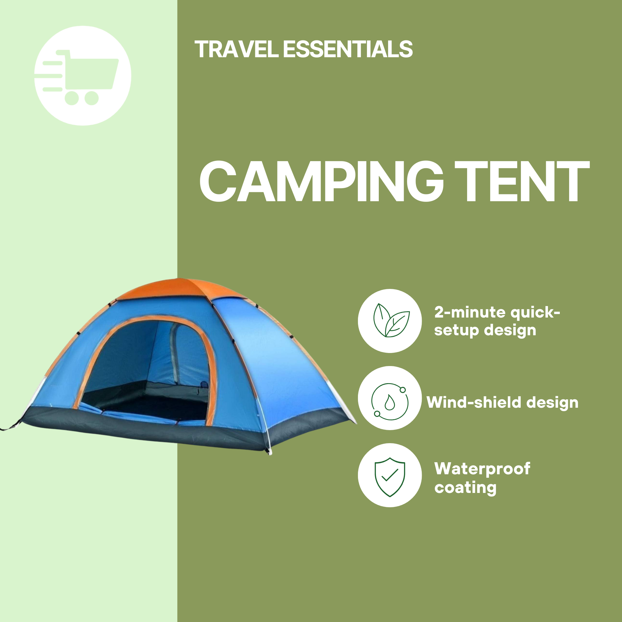 Durable Adventure Camping Tent – Family & Solo Trip Ready