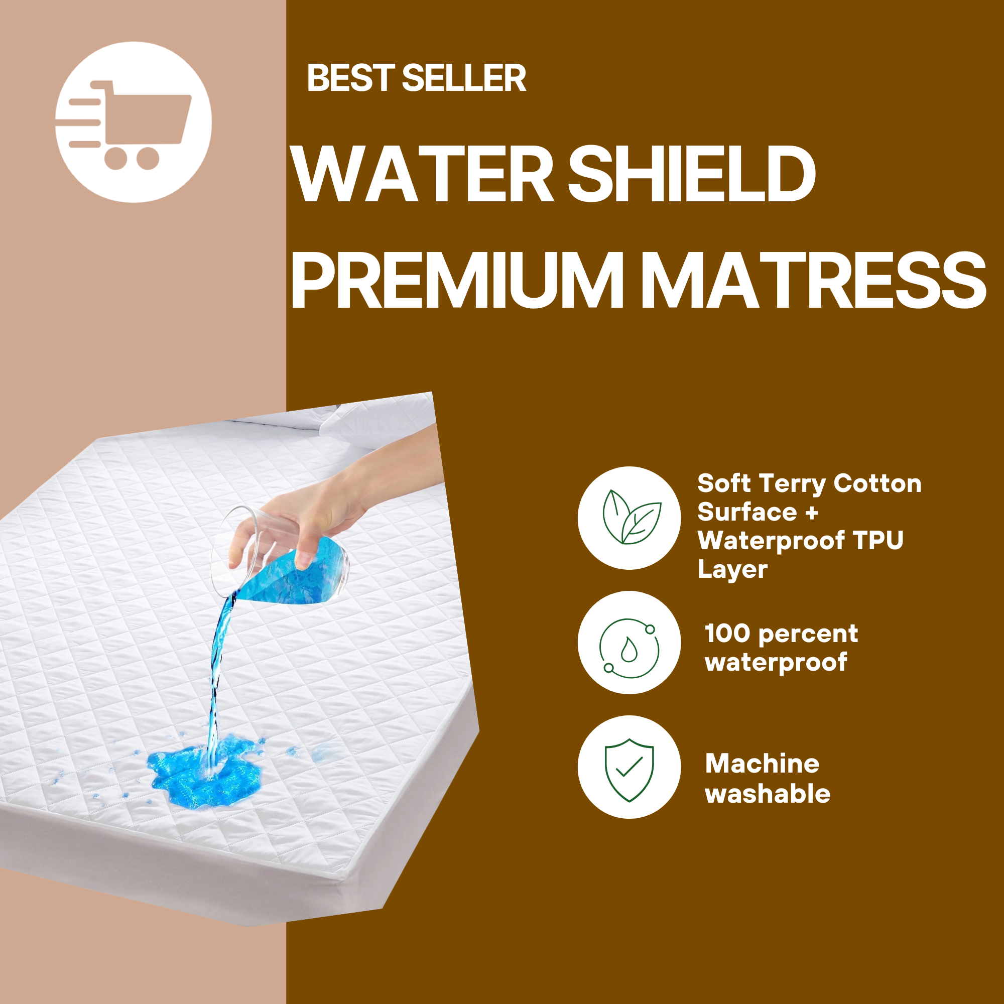 WaterShield Premium Waterproof Mattress Protector